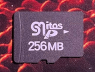 A photo of a so-called Mitos P microSD card! best of the off-brands
