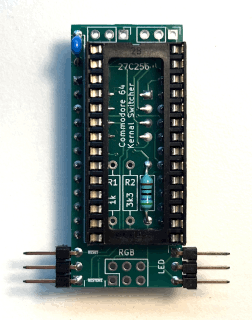 Assembled kernal switcher, front view